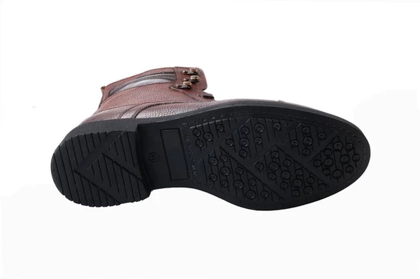 Burç 7016 Erkek Deri Postal Bot - 12