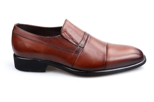 Burç 02537 Erkek Hakiki Deri Termo Taban Klasik Ayakkabı - 5