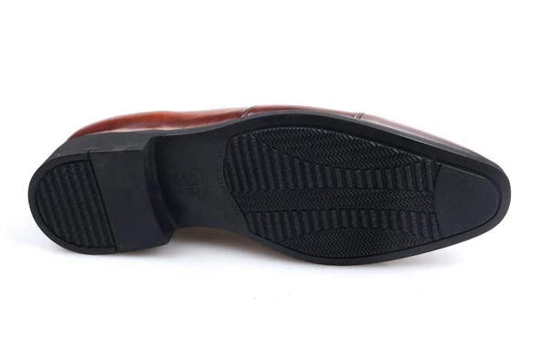 Burç 02537 Erkek Hakiki Deri Termo Taban Klasik Ayakkabı - 7