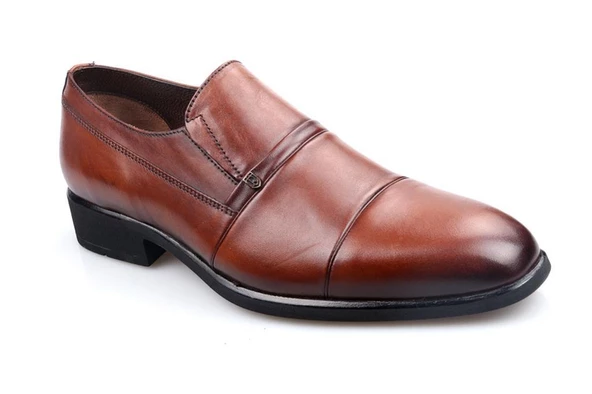 Burç 02537 Erkek Hakiki Deri Termo Taban Klasik Ayakkabı - 4