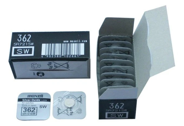 Maxell Sr-721Sw-362 10 Lu Paket Pil ürün görseli