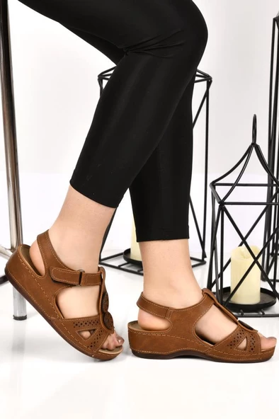 Aryan 09-268 Orto pedik Kadın Günlük Sandalet - 11