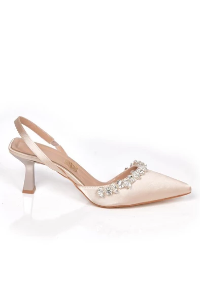 Papuçcity Synergy 02245 7 Cm Topuklu Kadın Stiletto Abiye Ayakkabı - 8
