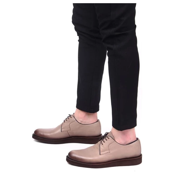 Burç 02133 Erkek Günlük Deri Oxford Ayakkabı - 7