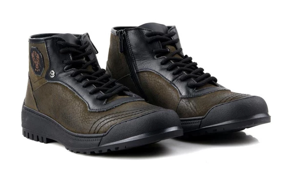 Pierre Cardin 382105 Erkek Kürklü Deri Bot - Resim 5