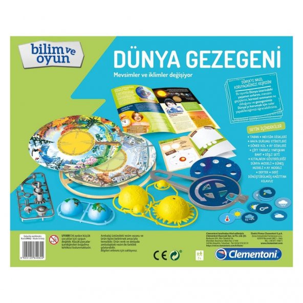 Clementoni Bilim ve Oyun Dünya Gezegeni 64438 Lisanslı Ürün - 3