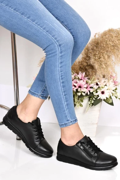 Scavia 02276 Orto Pedik Kadın Deri Günlük Ayakkabı - 6