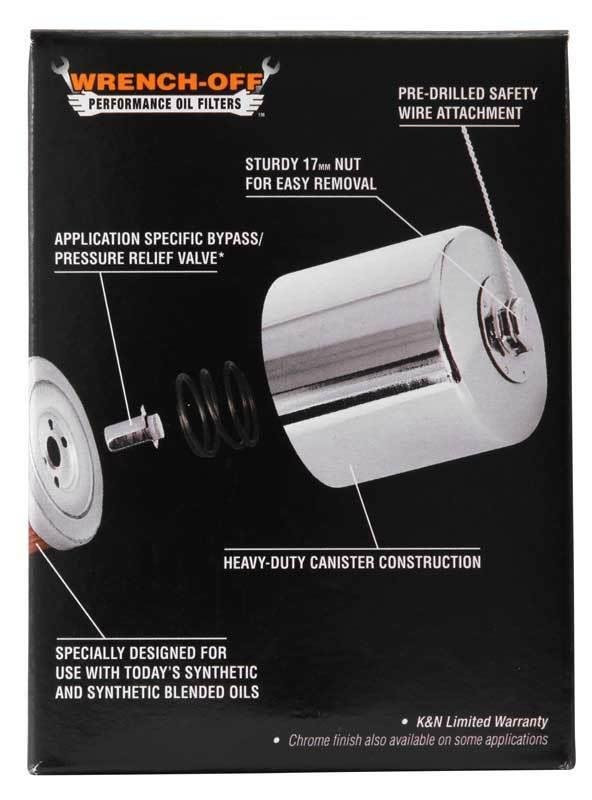 K&N KN-171C 2013-2017 Harley-Davidson Softail Breakout FXSB Yağ Filtresi - 5