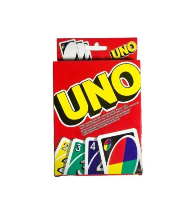 Taşınabilir Eğlenceli Uno Oyun Kartları Öğretici Aktivite
