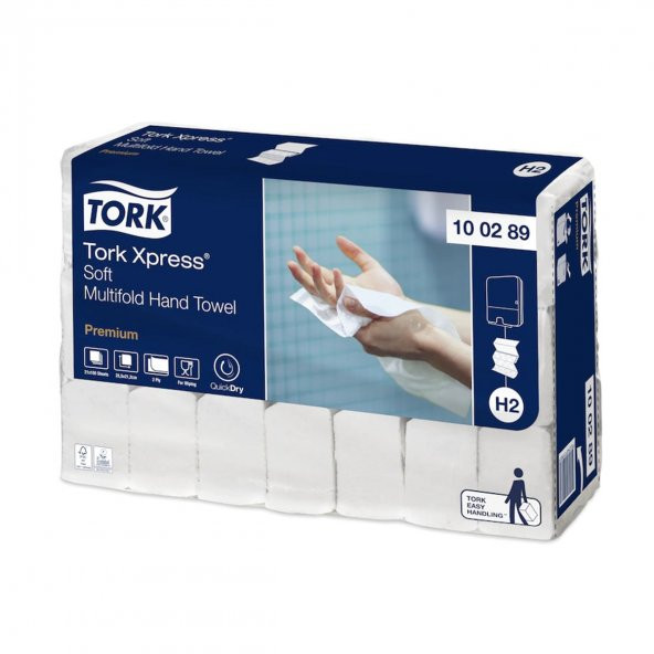 Tork Xpress® Yumuşak Z Katlamalı Havlu Kâğıt 150 Adet x 21 Paket (100289)