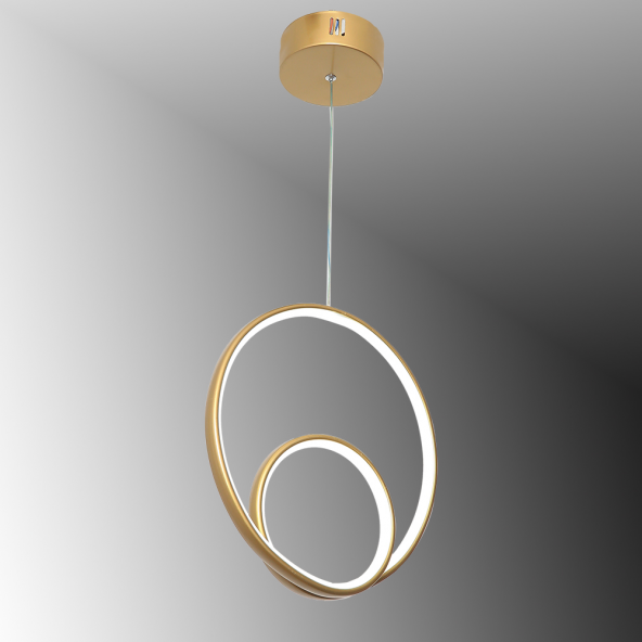 TT004-ESK TT Aydınlatma Göz Modeli Eskitme Boyalı Led Avize