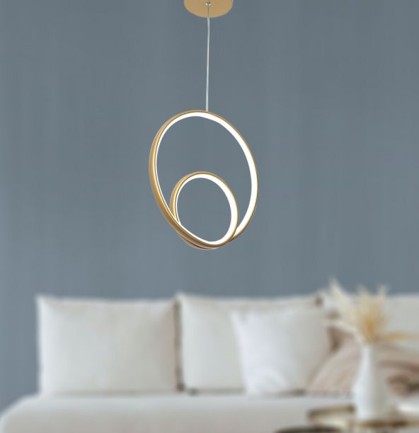 TT Aydınlatma TT004-ESK  Göz Modeli Eskitme Boyalı Led Avize - Resim 3