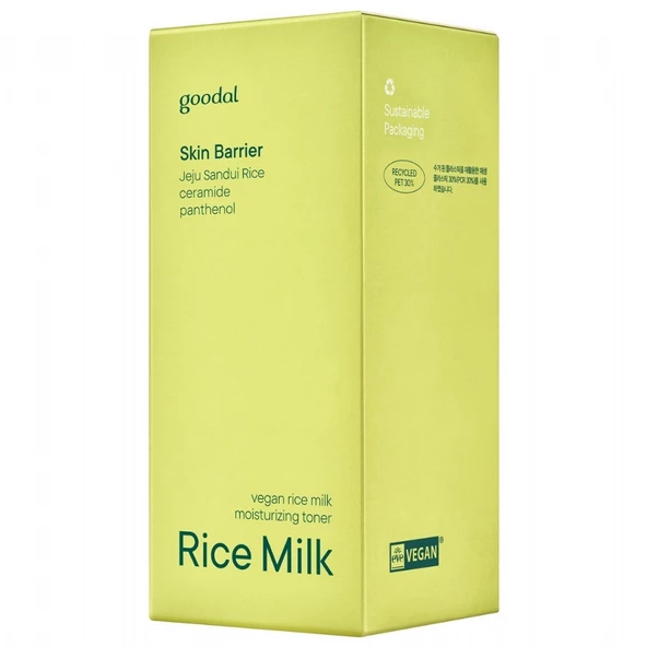 Goodal Vegan Rice Milk Moisturizing Toner - Pirinç Sütü Özlü Nemlendirici Vegan Tonik - 4