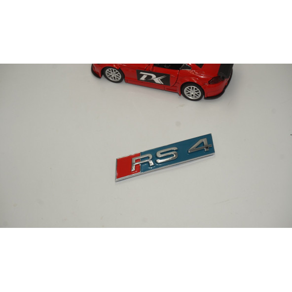 Audi RS4 Yeni Nesil Turkuaz 3M 3D Bagaj Logo Orjinal ürün - 2