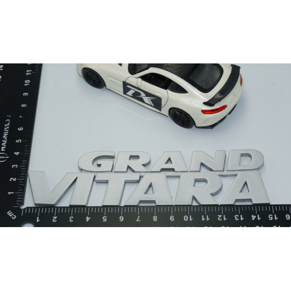 DK Tuning Grand Vitara Bagaj Gri Yazı Amblem Suzuki İle Uyumlu - 5