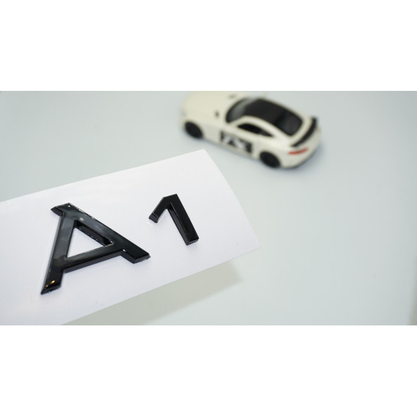 DK Tuning A1 Bagaj Siyah ABS 3M Yazı Logo Arma Audi İle Uyumlu