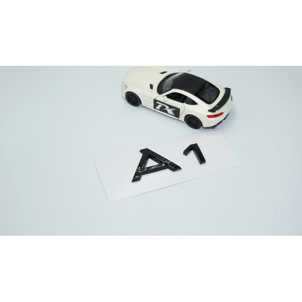 DK Tuning A1 Bagaj Siyah ABS 3M Yazı Logo Arma Audi İle Uyumlu - 2