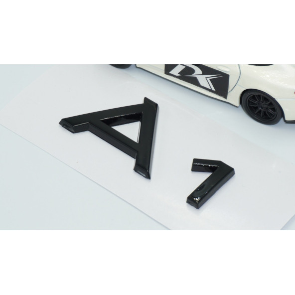 DK Tuning A1 Bagaj Siyah ABS 3M Yazı Logo Arma Audi İle Uyumlu - 3