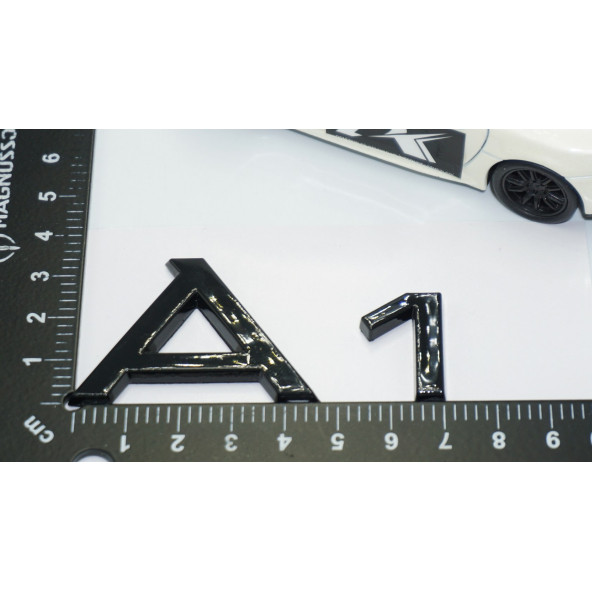 DK Tuning A1 Bagaj Siyah ABS 3M Yazı Logo Arma Audi İle Uyumlu - 4