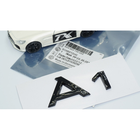 DK Tuning A1 Bagaj Siyah ABS 3M Yazı Logo Arma Audi İle Uyumlu - 5