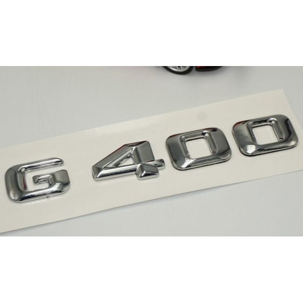 G400 Bagaj Krom Metal 3M 3D Yazı Logo - 3