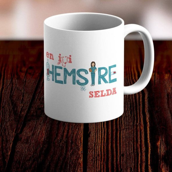Kişiye Özel Hemşire Kupa Bardak -2