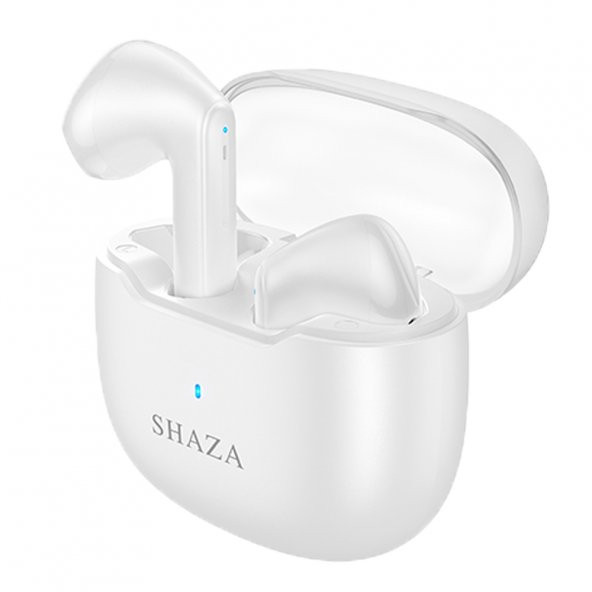 SHAZA Air7 Gürültü Azaltma ENC 4 Mikrofonlu Bluetooth 5.3 TWS Kulaklık Beyaz - 2