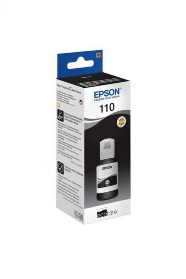 EPSON 110 Siyah Orjinal Şişe Mürekkep Kartuş C13t03p14a