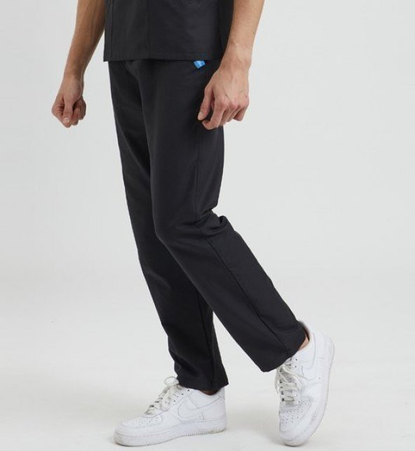BASIC- Erkek Likralı Siyah Üniforma Pantolon - 1