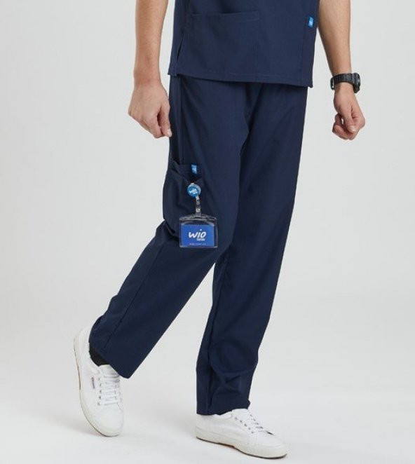 Wio Uniform BASIC- Erkek Likralı Lacivert Üniforma Pantolon