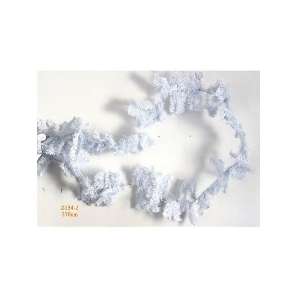 Yılbaşı Süsler 200 Dal Yapay Beyaz Çam Ağacı Dalı 270 cm