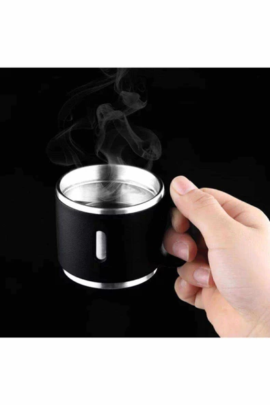 316l Kaliteli Paslanmaz Çelik 580 ml Bardaklı Termos Siyah - 6