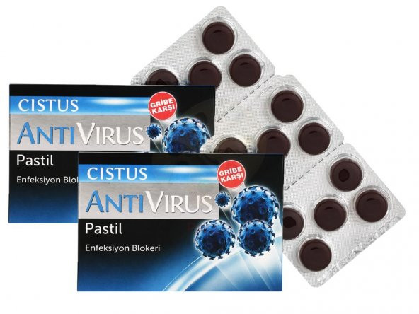 Cistus Antivirus Pastıl 10'lu 2 Adet