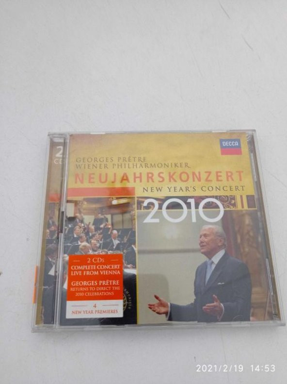 NEW YEARS CONCERT 2010 CD MÜZİK CD ( CD 4881 )