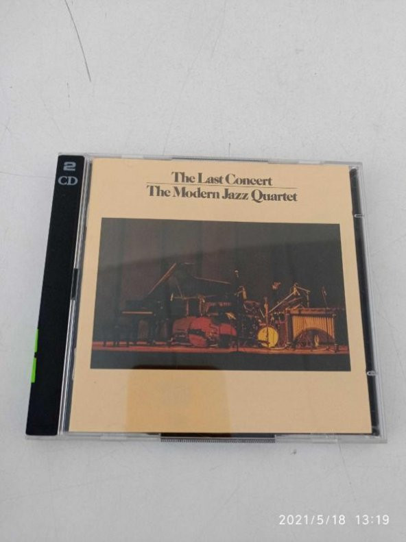 THE LAST CONCERT THE MODERN JAZZ QUARTET 2 DİSK CD MÜZİK CD ( CD 5132 )