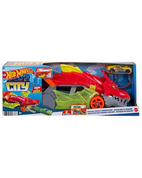 Hot Wheels City Ejderha Şekilli Fırlatıcı GTK42