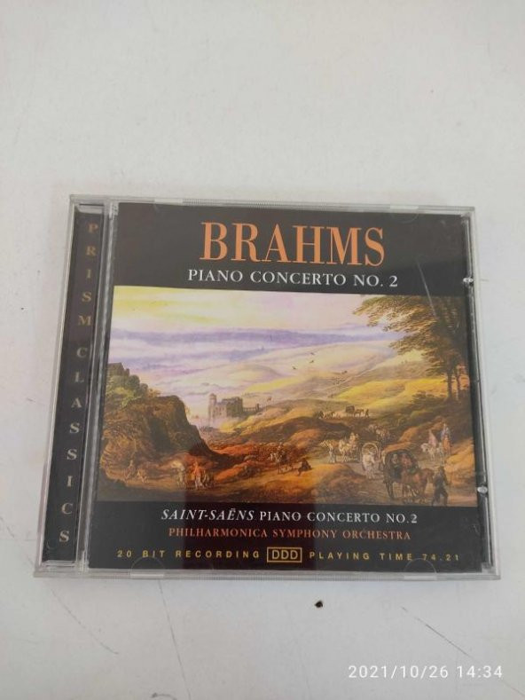 BRAHMS PIANO CONCERTO NO.2 CD MÜZİK CD ( CD 6968 )