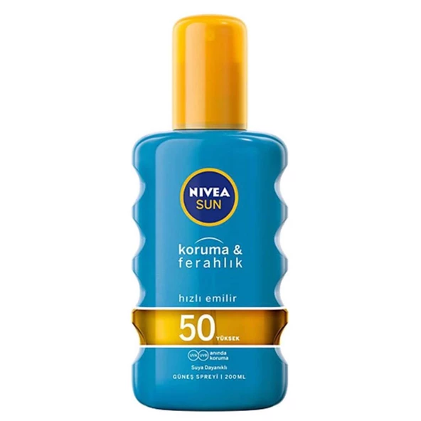 Nivea Sun Koruma Ferahlık Serinleten Transparan Güneş Spreyi Spf 50 200 ml