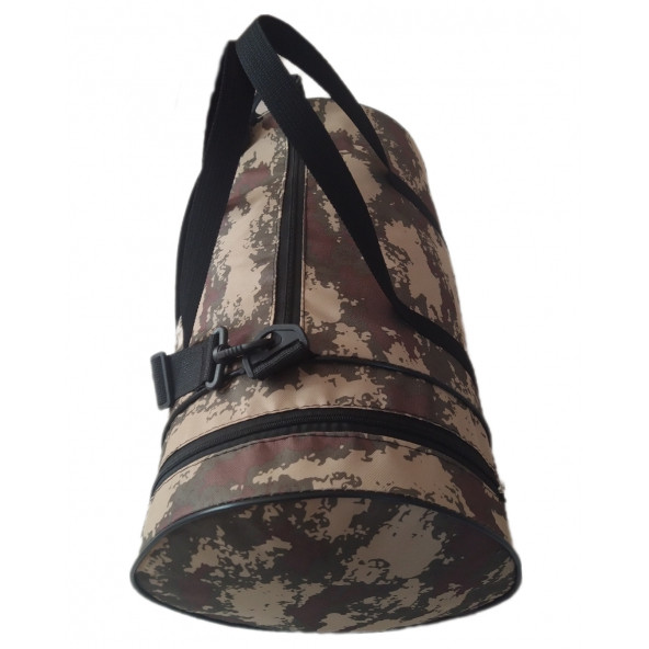 SEVBAGS 600 DENYE ASKERİ KAMUFLAJ SİLİNDİR SPOR ÇANTASI - 2