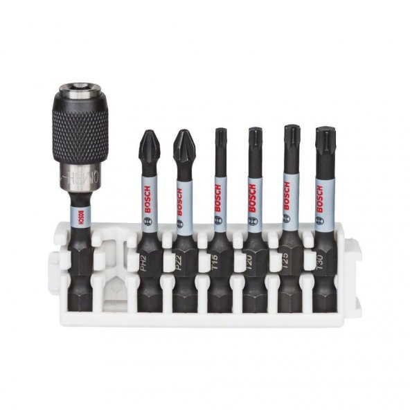 Bosch Impact Ctrl Ph/pz/t 7 Parça Vidalama Uç Seti