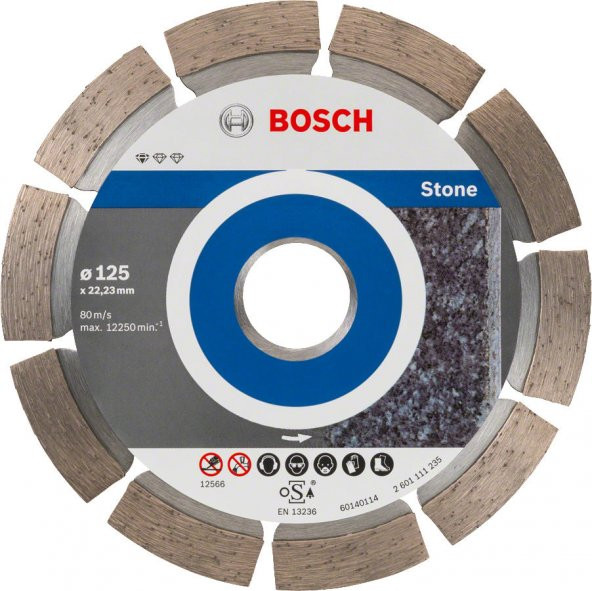 Bosch Standard For Stone 125mm 9+1 Elmas Kesici Disk - 2608603236