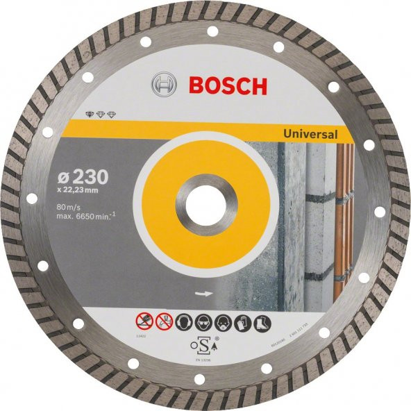 Bosch 9+1 Standard For Universal Turbo Elmas Kesme Diski 230 mm - 2608603252