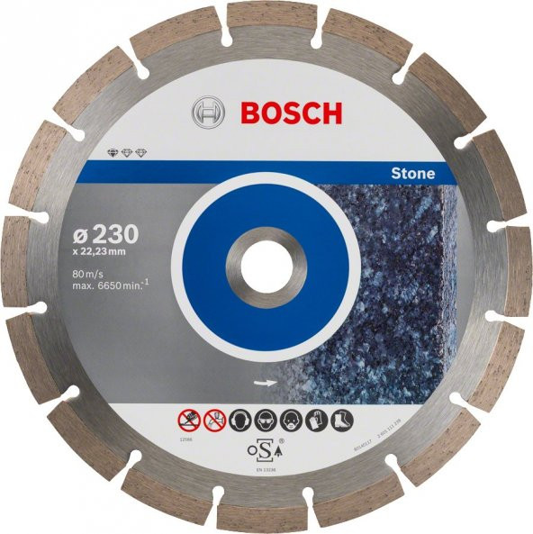 Bosch 9+1 Standard For Stone 230mm Elmas Kesici Disk - 2608603238