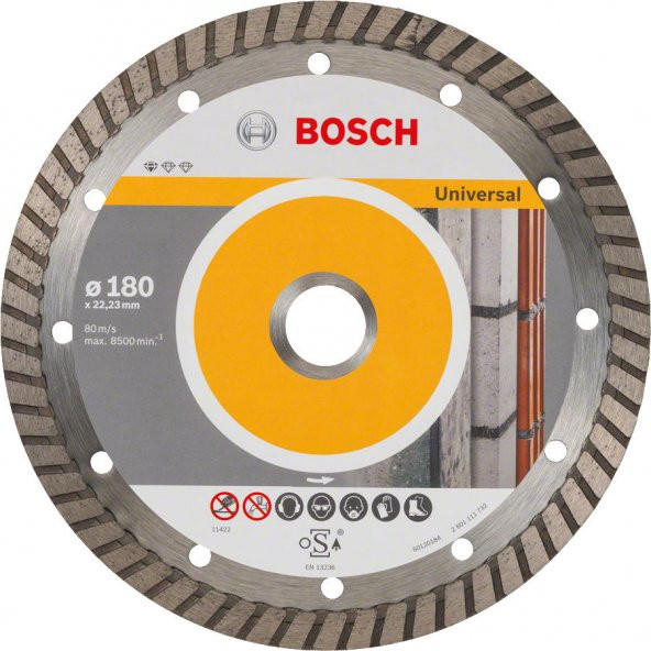 Bosch Standard For Universal Turbo 9+1 Turbo 180 mm Elmas Kesici Disk - 2608603251
