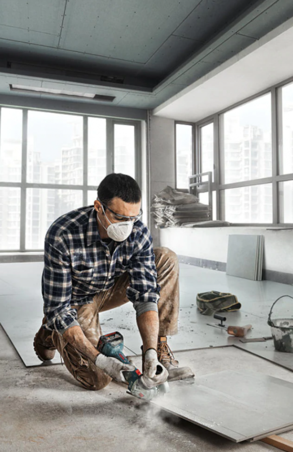 Bosch Professional GWS 180-LI 2x4ah Çift Akülü Taşlama Makinesi - 06019H9021 - 2