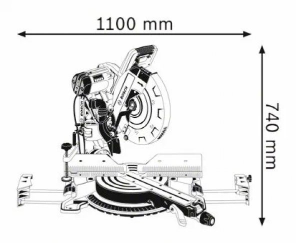 Bosch Gcm 12 Gdl Gönye Kesme Makinesi - 2
