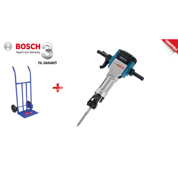 Bosch GSH 27 VC Kırıcı + Taşıma Arabası HEDİYE