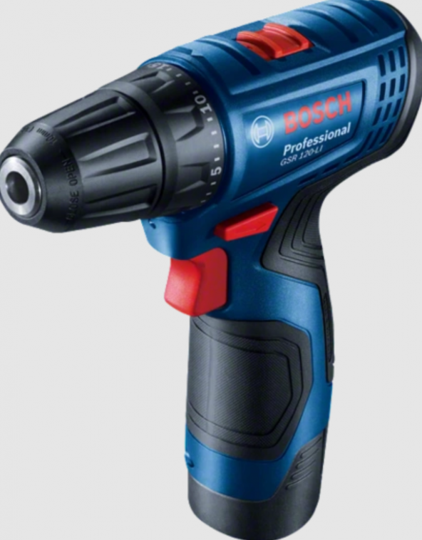 Bosch Professional GSR 120-LI 2.0Ah Çift Akülü Delme/Vidalama Makinesi + 23 Parça Set - 06019G8002 - 4