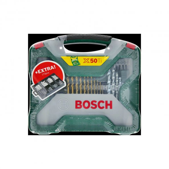Bosch X-Line 50 Parça Aksesuar + 173 Parça Montaj Seti