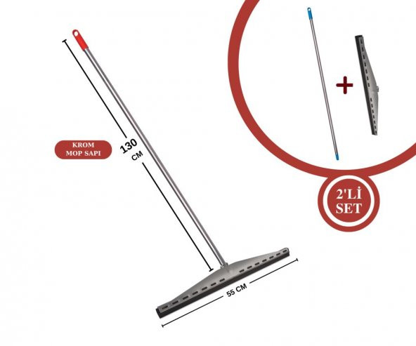 FLORA FT508 KIRM MOP BAPI VE F155 KİBAR YERSİL SET